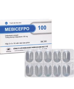 Mebicefpo 100 Cefpodoxim 100mg Mebiphar (Hộp 20 viên)