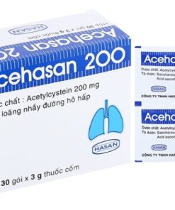 ACEHASAN 200 Acetylcystein  Hasan (Hộp 30 gói)