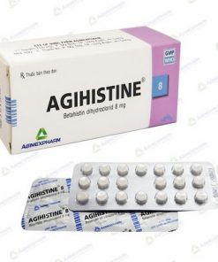 Agihistine 8 Betahistin dihydroclorid 8mg Agimexpharm (T250/H100v)