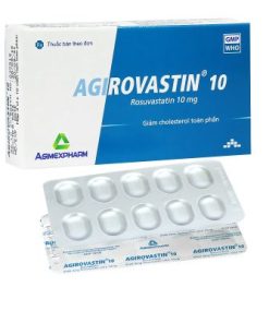 Agirovastin 10  Rosuvastatin 10mg Agimexpharm (T168/H60v)