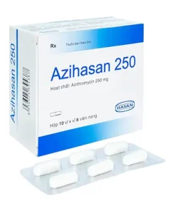 AZIHASAN 250 Azithromycin 250mg Hasan (Hộp 60 cap )