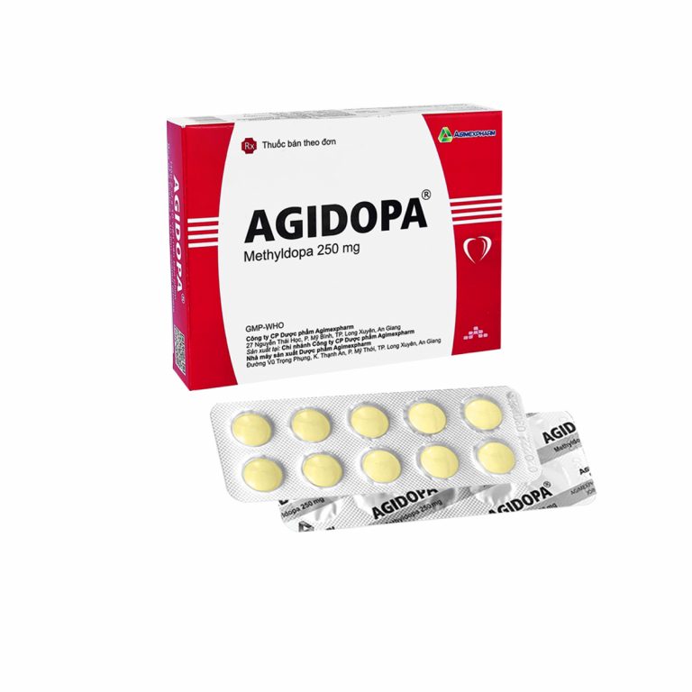 Agidopa 250 Methyldopa 250mg Agimexpharm (T245/H100v)