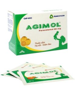 Agimol 80 Paracetamol 80mg Agimexpharm (T140/H30gói)