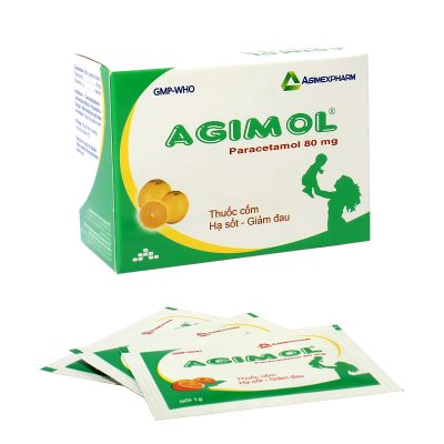 Agimol 80 Paracetamol 80mg Agimexpharm (T140/H30gói)