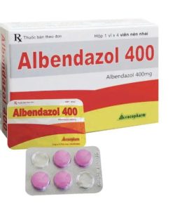 Albendazol 400mg Vacopharm (Hộp 4 viên)