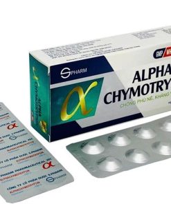 Alphachymotrypsin 4.200 S Pharm (Hộp 50 viên)