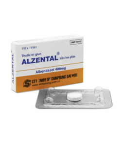 Alzental 1 tab Albendazole 400mg Shinpoong (H1Vx1v)