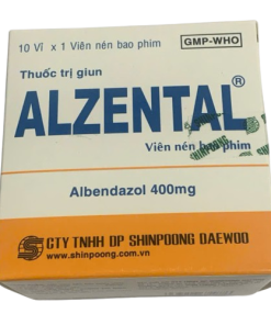 Alzental 10tab Albendazole 400mg Shinpoong (H10Vx1v)
