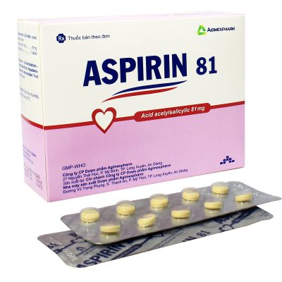 Aspirin 81 Acid Acetyl salicylic 81mg Agimexpharm (T120/H200v)