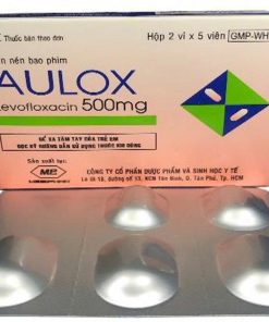 Aulox Levofloxacin 500mg Mebiphar (Hộp 10 viên)
