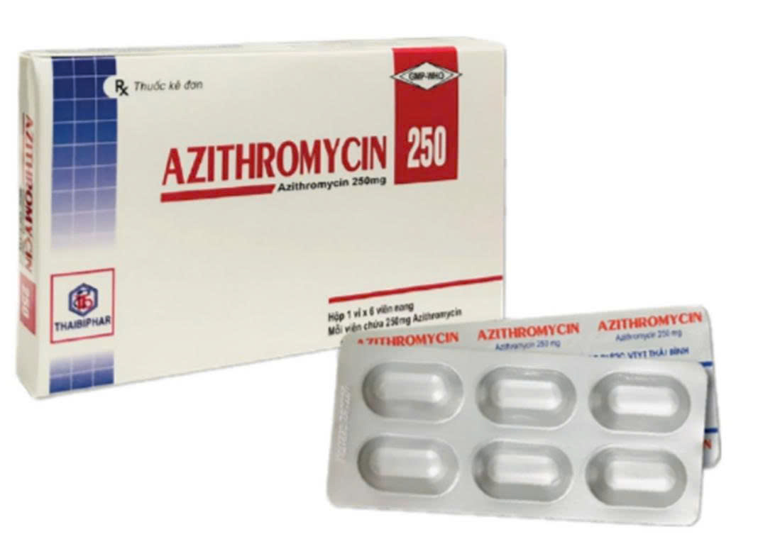 Azithromycin 250mg Thaibiphar (Hộp 6 viên)