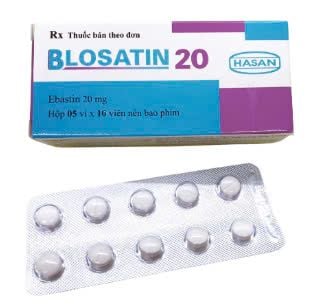 BLOSATIN 20 Ebastin 20mg Hasan (Hộp 50 viên)