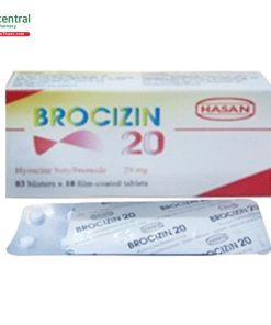 BROCIZIN 20 Hyoscin butylbromid 20mg Hasan (Hộp 30 viên)