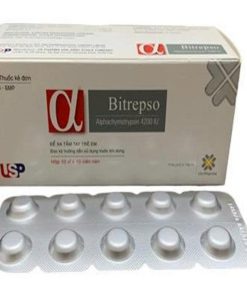 Bitrepso Alphachymotrypsin 8.4mg Us Pharma (Hộp 100 viên)