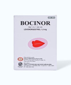 Bocinor Levonorgestrel 1.5mg Ba Đình (Hộp 1 viên)