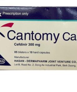 CANTOMY CAP Cefdinir 300mg Hasan (Hộp 50 viên)