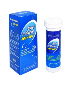 Calci D-Hasan 600-400 Hasan (Tuýp 10viên)