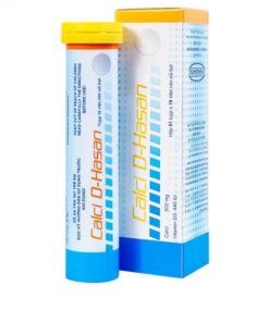 Calci D-Hasan  Calcium500mg,VitD3 440 I.U Hasan (Tuýp 18viên)