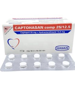 CaptoHasan Comp 25/12.5 Hasan (Hộp 100 viên)