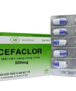 Cefaclor 250mg Mebiphar (Hộp 20 viên)
