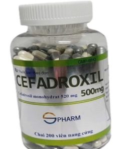 Cefadroxil 500mg S.Pharm (Chai 200 viên)