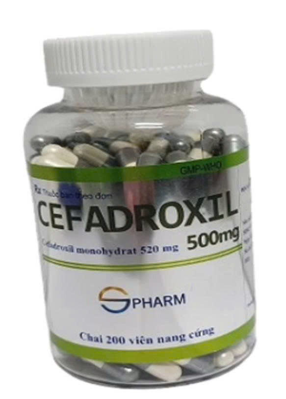Cefadroxil 500mg S.Pharm (Chai 200 viên)
