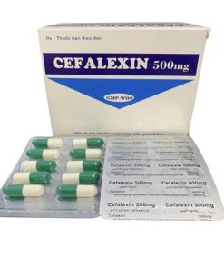 Cefalexin 500mg Tipharco (Hộp 100 viên)