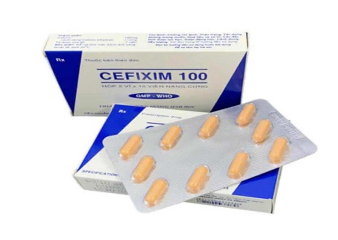 Cefixim 100mg Tipharco (Hộp 20 viên)