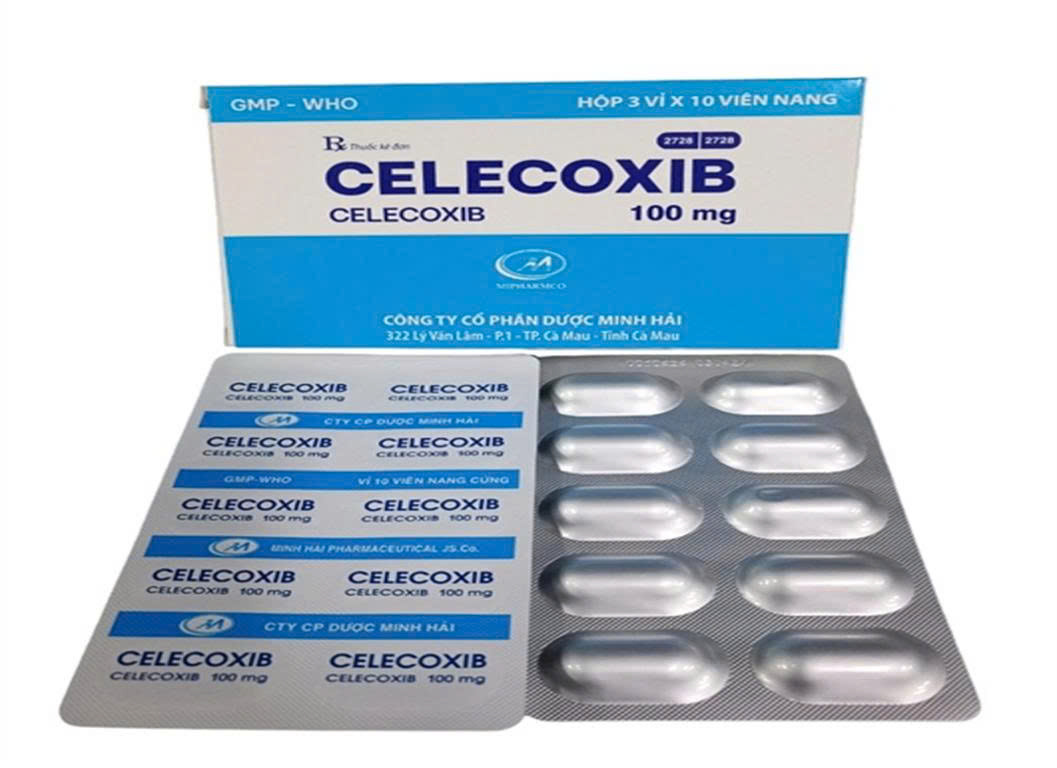 Celecoxib 100 Minh Hải (Hộp 30 viên)