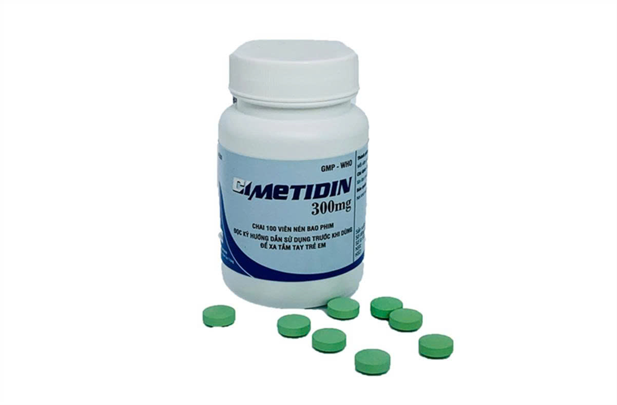 Cimetidin 300mg S.Pharm (Chai 100 viên)