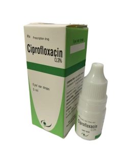 Ciprofloxacin 0,3% Bidiphar (Hộp 1 lọ 5ml)