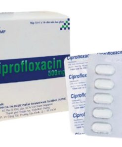 Ciprofloxacin 500 Thành Nam (Hộp 100 viên)