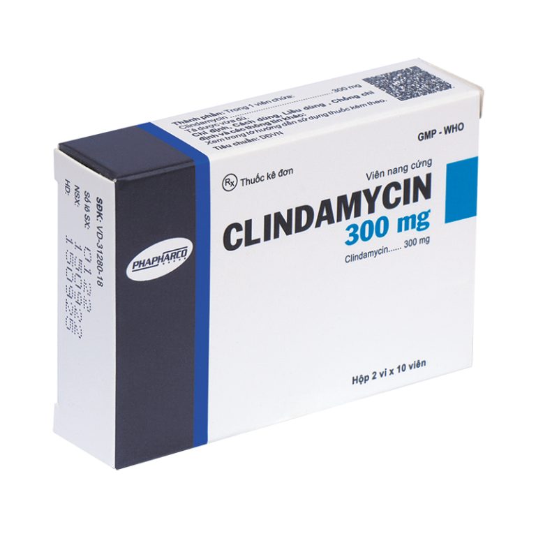 Clindamycin 300mg Phapharco (Hộp 20 viên)