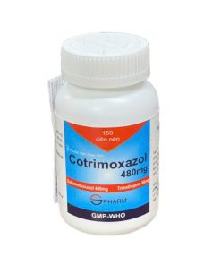 Cotrimoxazol 480mg VNE S.Pharm (Chai 150 viên)