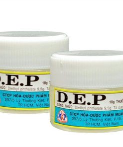 D.E.P Diethyl phthalate 9,5g Mekophar (Hộp 20 lọ)