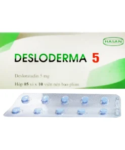 DESLODERMA 5 Desloratadin Hasan (Hộp 50 viên)