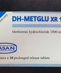 DH - Metglu XR 1000 Metformin 1000mg  Hasan (Hộp 100 viên)