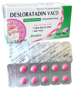 Desloratadin Vaco 5mg Vacopharm (Hộp 100 viên)