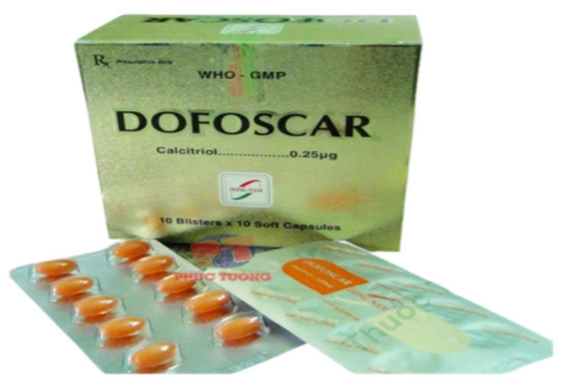 Dofoscar Calcitriol 0.25 Đông Nam (Hộp 100 viên)