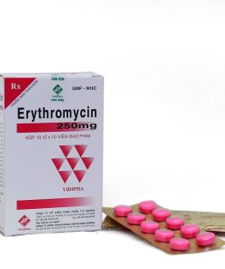 Erythromycin 250mg Vidipha (Hộp 100 viên)