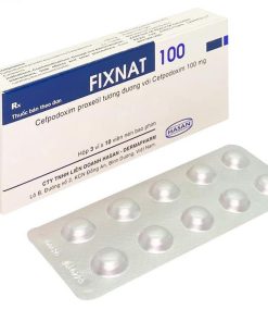 FIXNAT 100mg Cefpodoxime proxetil Hasan (Hộp 30 viên)