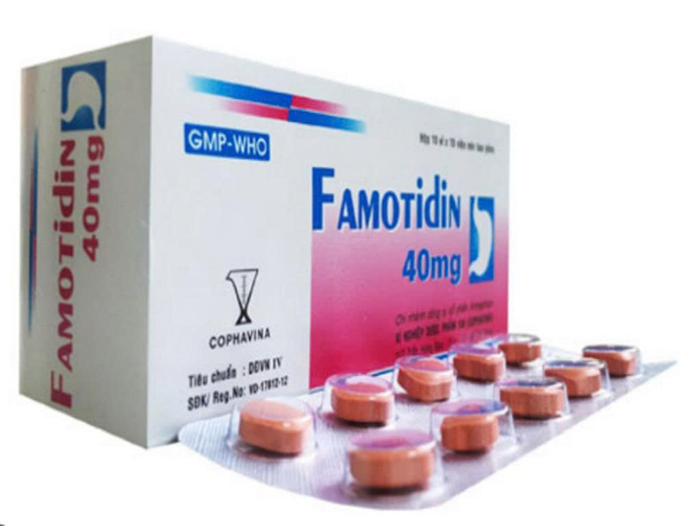 Famotidin 40mg Armepharco (Hộp 100 viên)