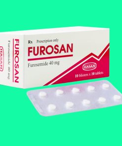 Furosan Furosemid 40mg Hasan (Hộp 100 viên)