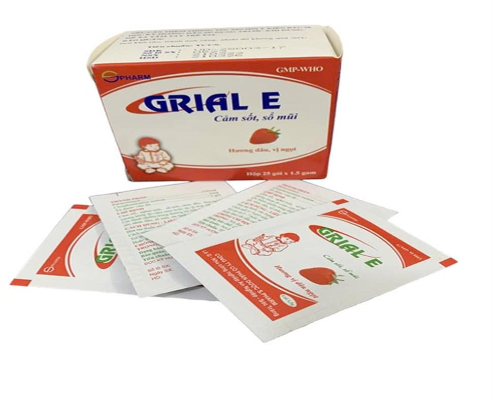 Grial E 250mg S.Pharm (Hộp 25 gói)