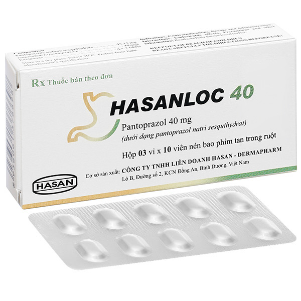 HANSANLOC 40 Pantoprazol 40mg Hasan (Hộp 30 viên)