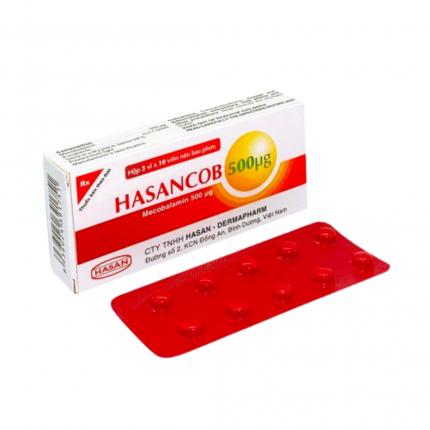 HASANCOB Mecobalamin 500 mcg Hasan (Hộp 100 viên)