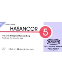 HASANCOR 5 Bisoprolol  Hasan (Hộp 50 viên)