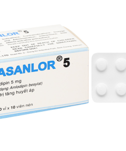 HASANLOR 5 Amlodipin 5mg Hasan (Hộp 100 viên)