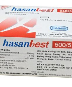 Hasanbest 500/5 Hasan (Hộp 120 viên)