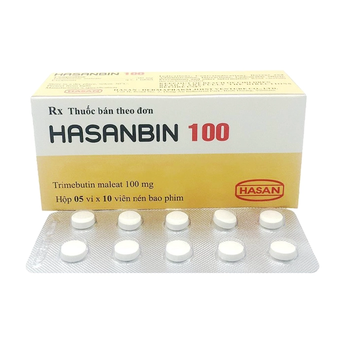 Hasanbin 100 Trimebutin Hasan (Hộp 100 viên)
